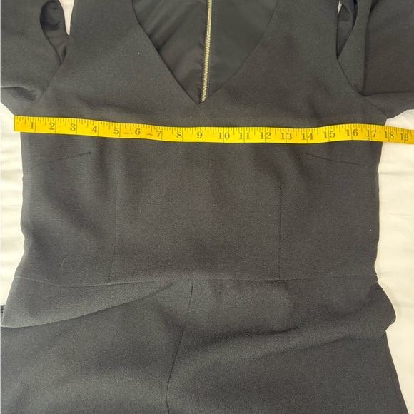 KARL LAGERFELD Cold Shoulder Jumpsuit Navy Blue Size 8. A24 - Picture 13 of 15